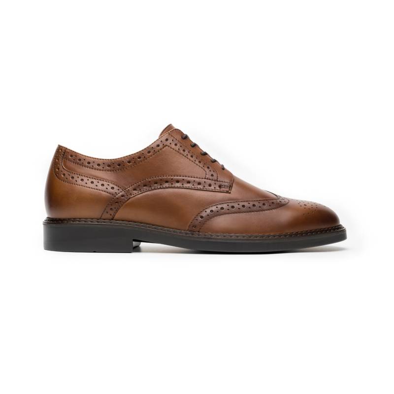 Derby Semivestir Quirelli para Hombre 100 % Piel Estilo 707202 Tan product image