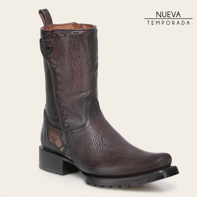 Bota urbana en piel genuina para caballero. product image