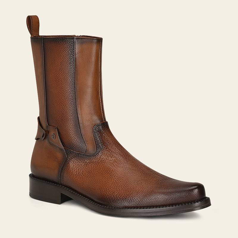 Bota de vestir en piel genuina de venado para caballero product image