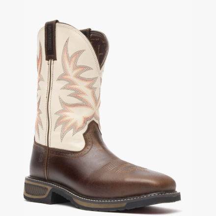 Durango® WorkHorse™ Chocolate Bone Steel Toe Western Work Boot product image