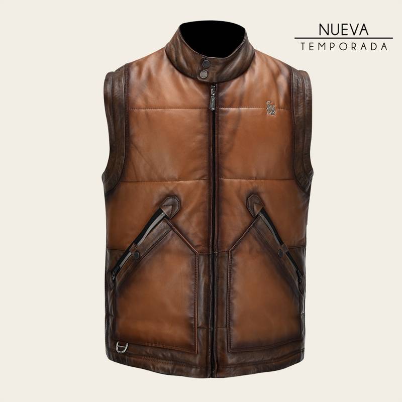 Chaleco para caballero en piel de ovino product image