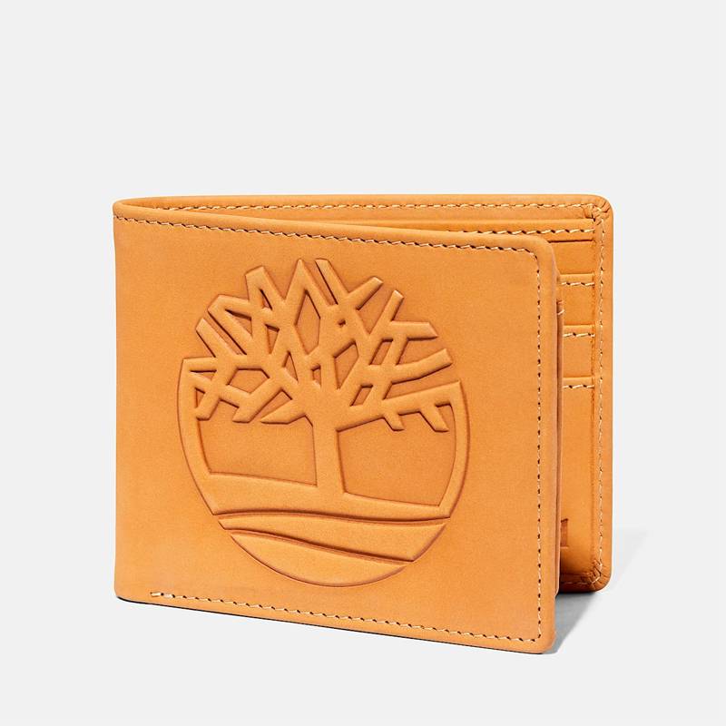 Men's Red Bank Oversized Tree-Logo Passcase Wallet product image