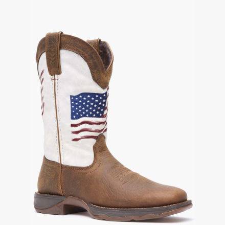 Lady Rebel™ by Durango® Women's Distressed Flag Embroidery Western Boot product image