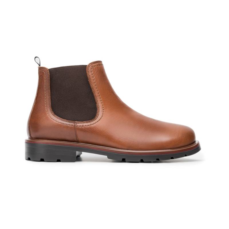 Botin Chelsea Quirelli para Hombre con elástico Estilo 88606 Nogal product image