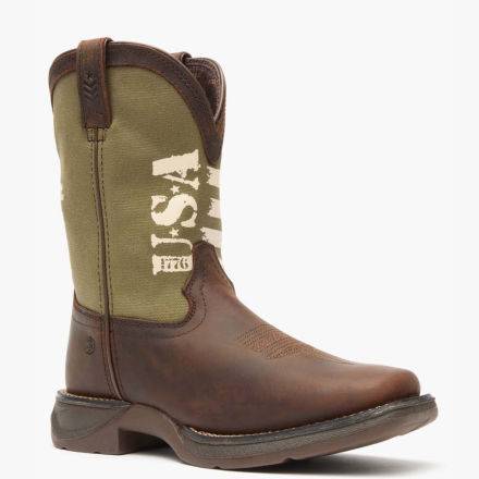 Lil' Rebel™ by Durango® Big Kids' Army Western Boot product image