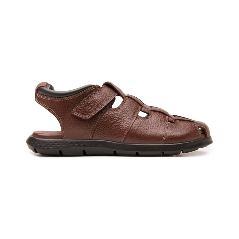 Sandalia Con Ajuste De Piel Flexi para Hombre con Recovery Form Estilo 400015 Caoba product image