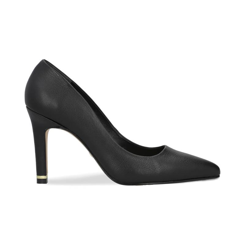 Zapatilla en piel color negro Quirelli estilo 302401 product image