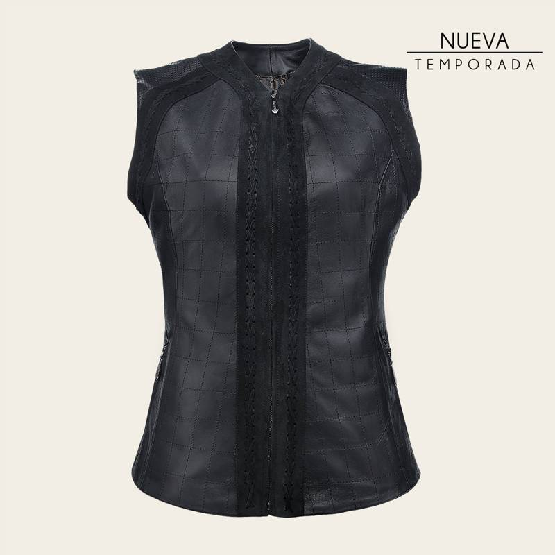 Chaleco para dama en piel de ovino. product image