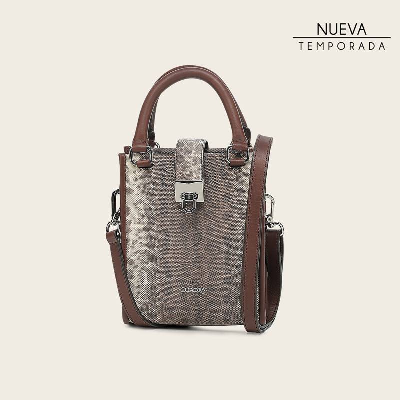 Tote mini en piel genuina de carunga para dama product image