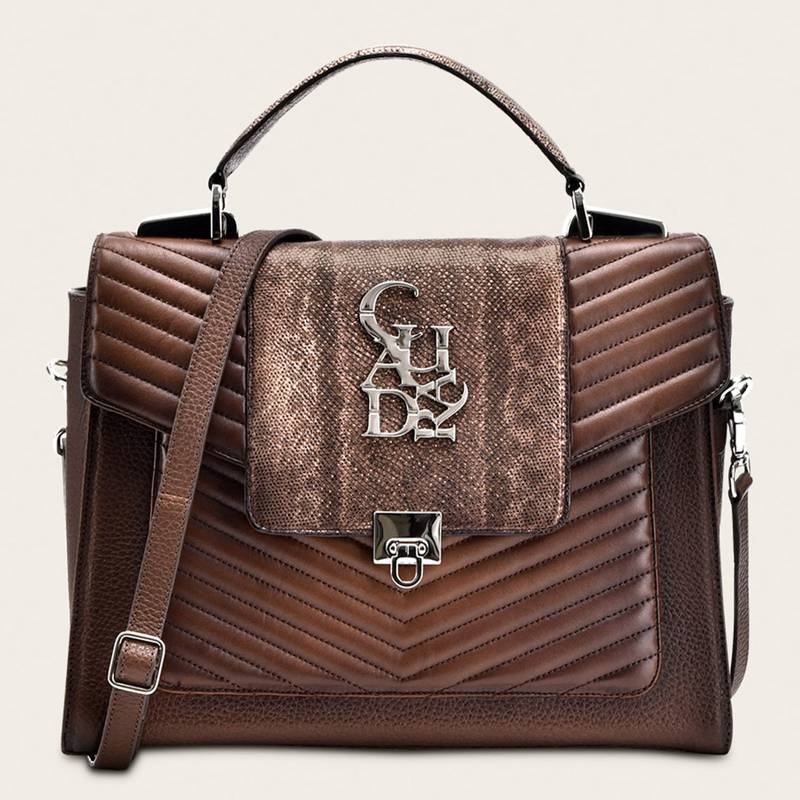 Bolso de mano en piel genuina de carunga para dama product image