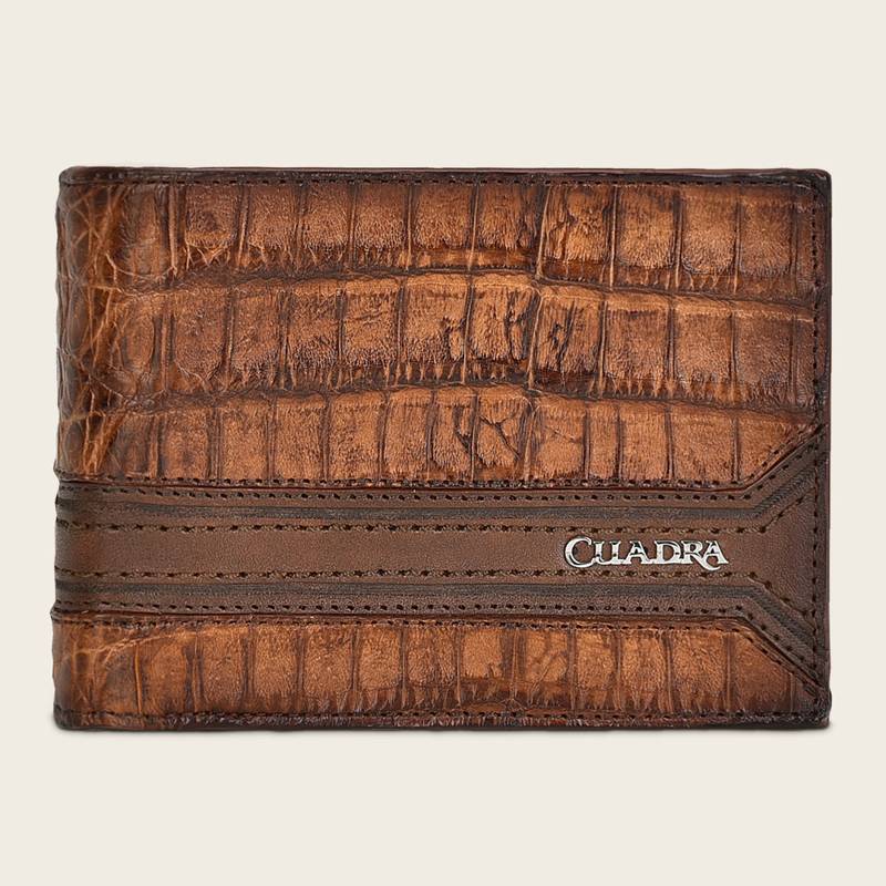 Cartera en piel genuina de fuscus para caballero product image