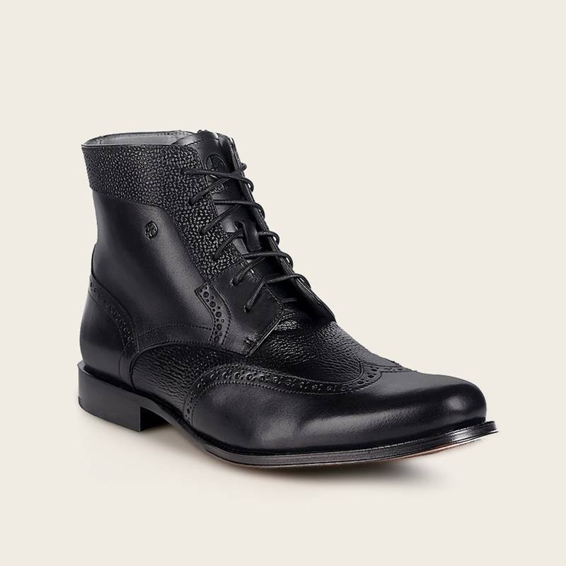 Botín casual en piel genuina de venado para caballero product image