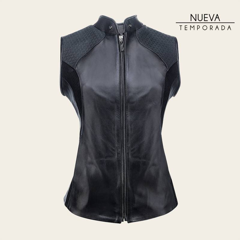 Chaleco en piel genuina de ovino para dama product image