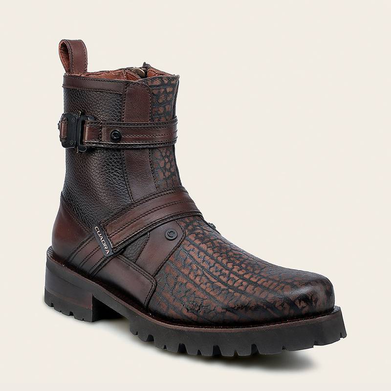 Botín urbano en piel genuina de toro para caballero product image