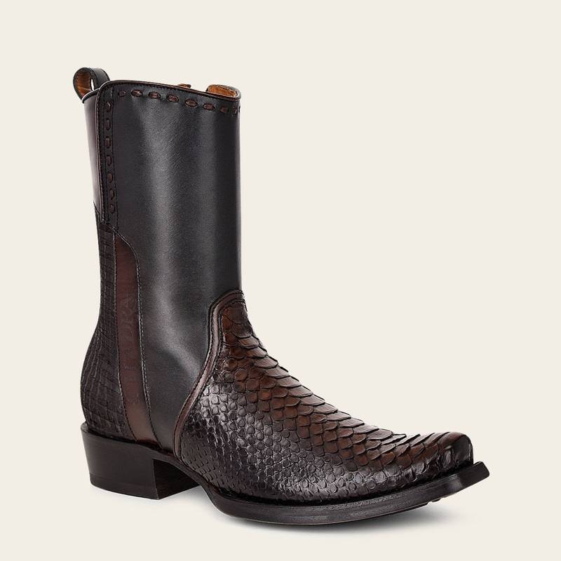 Bota casual en piel genuina de pitón para caballero product image