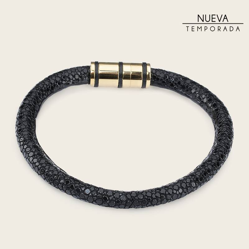Pulsera en piel genuina de mantarraya para caballero product image