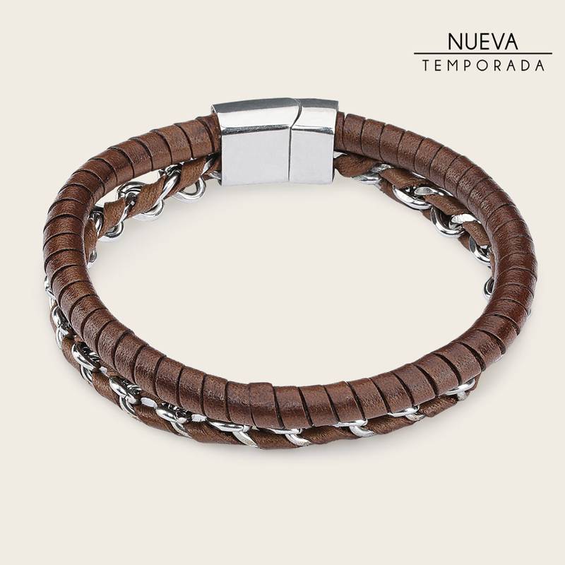 Pulsera en piel genuina para caballero product image
