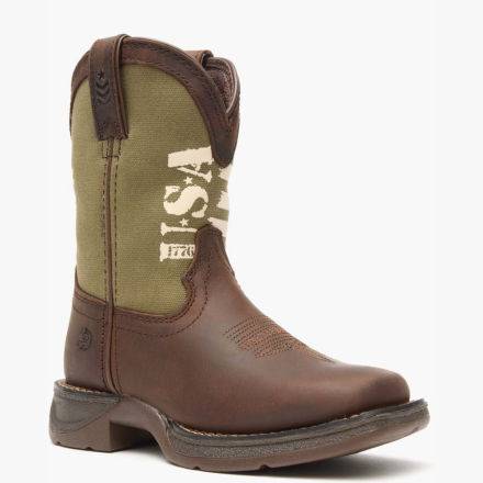 Lil' Rebel™ by Durango® Little Kids' Army Western Boot product image