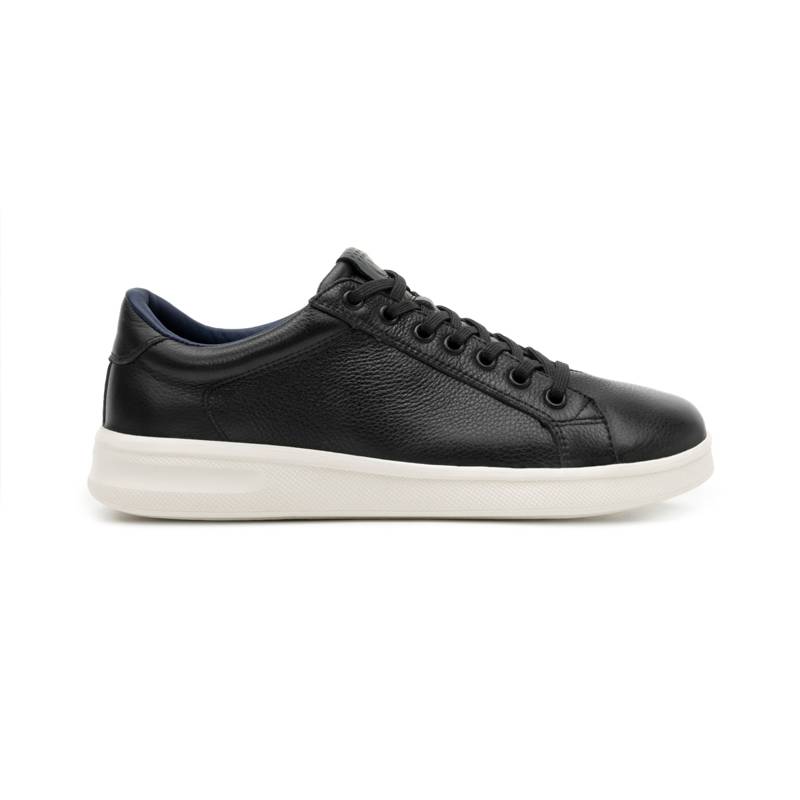 Sneaker Casual De Piel Quirelli para Hombre con Plantilla Hexafoam Estilo 702901 Negro product image