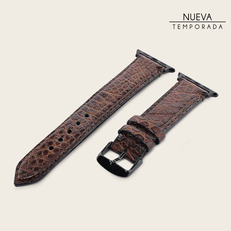 Extensible para reloj en piel genuina de cocodrilo para caballero product image