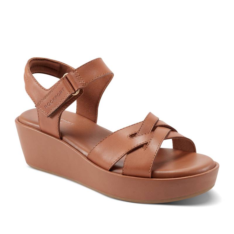 Women's Amira Strappy Open Toe Casual Wedge Sandals product image