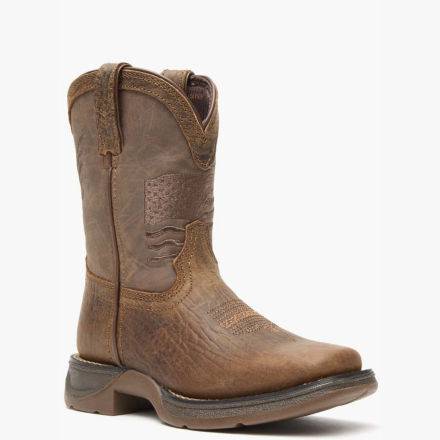 Durango® Lil' Rebel™ Acorn Flag Western Kids Boot product image