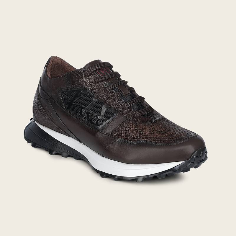 Tenis en piel genuina de pitón para caballero product image
