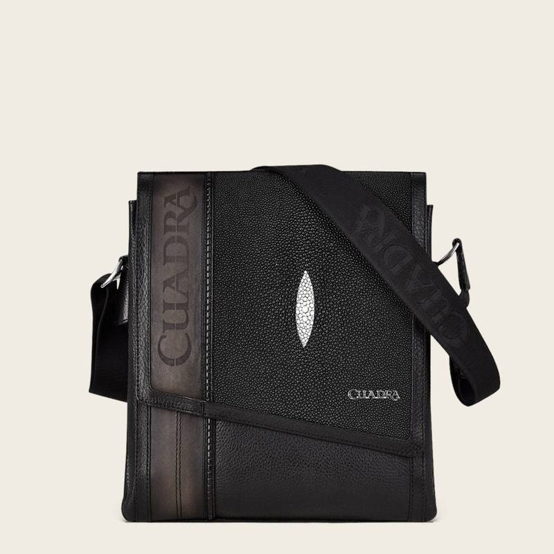 Bandolera en piel genuina de mantarraya para caballero product image