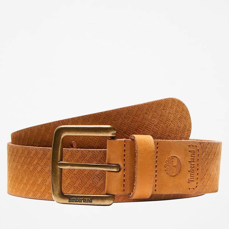 Men's 38MM Timberland® Repeat Logo Belt product image
