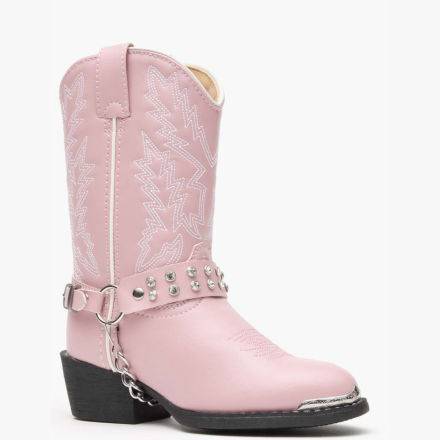 Durango® Little Kid Pink Rhinestone Western Boot product image