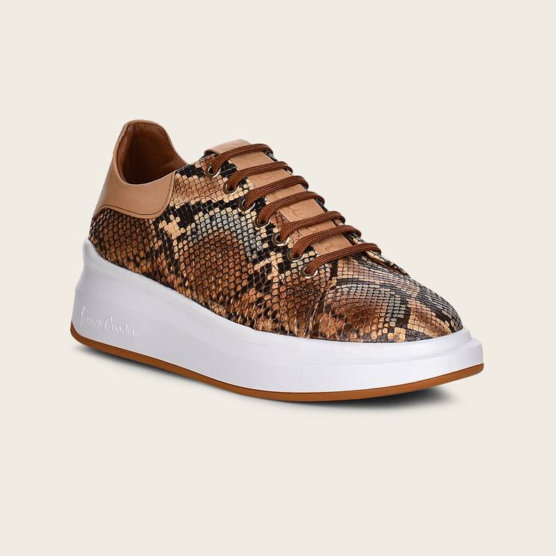 Tenis de piel genuina de pitón para dama product image