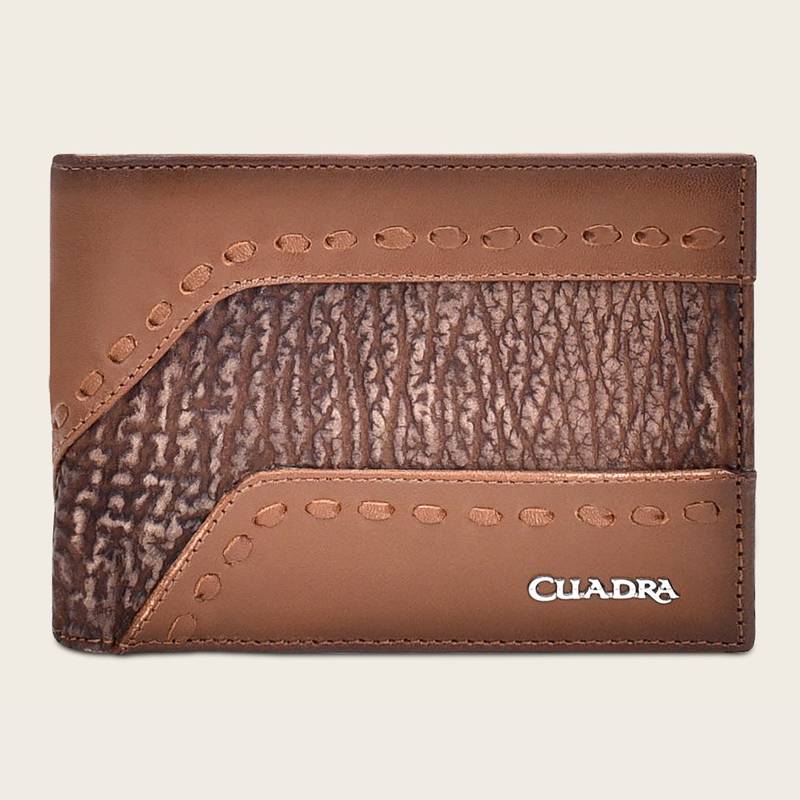 Cartera en piel genuina de tiburón para caballero product image