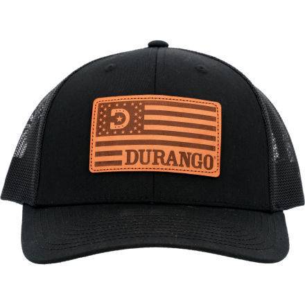 Durango Patriotic Logo Leather Patch Ball Cap product image