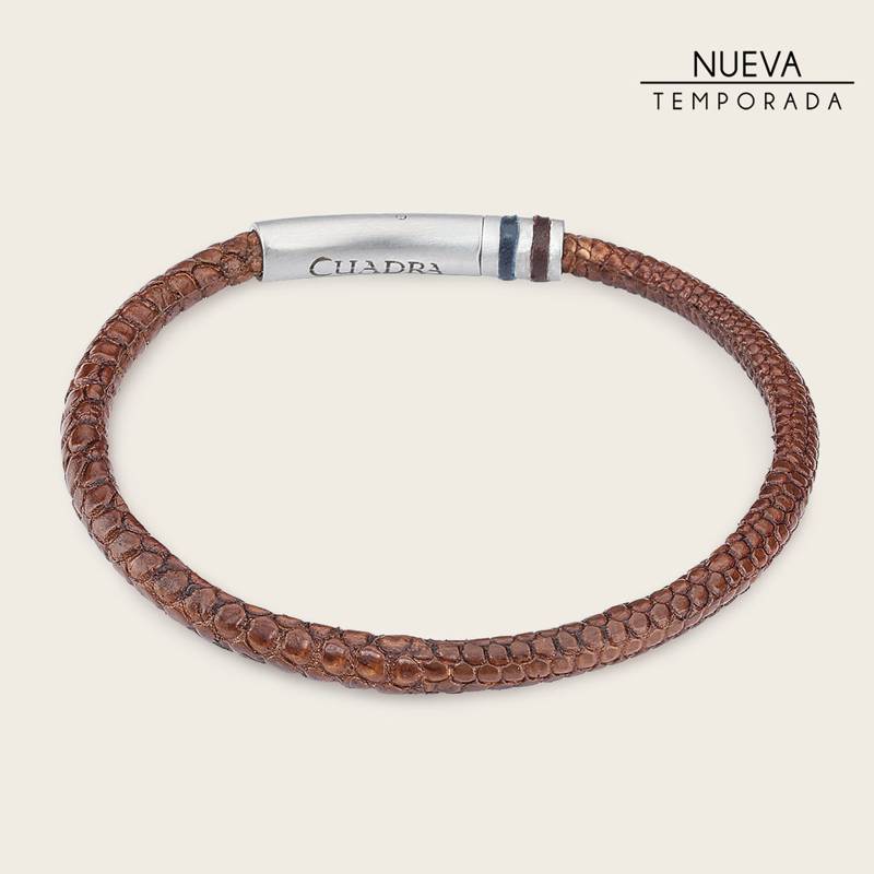 Pulsera en piel genuina de lizard para caballero product image