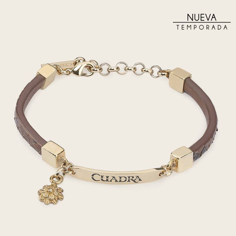 Pulsera en piel genuina de pitón para dama product image