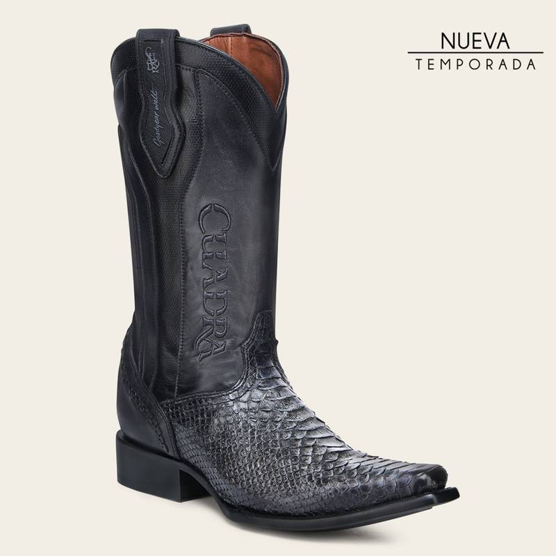 Bota vaquera en piel genuina de pitón para caballero product image