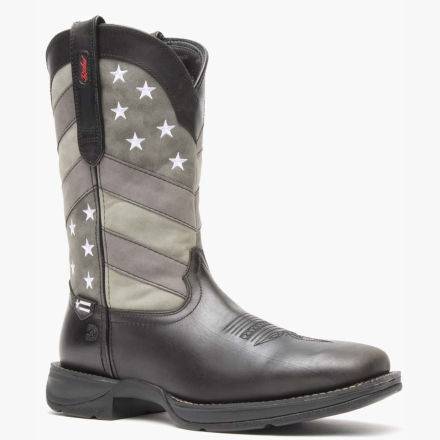 Rebel™ by Durango® Faded Black Flag Western Boot product image