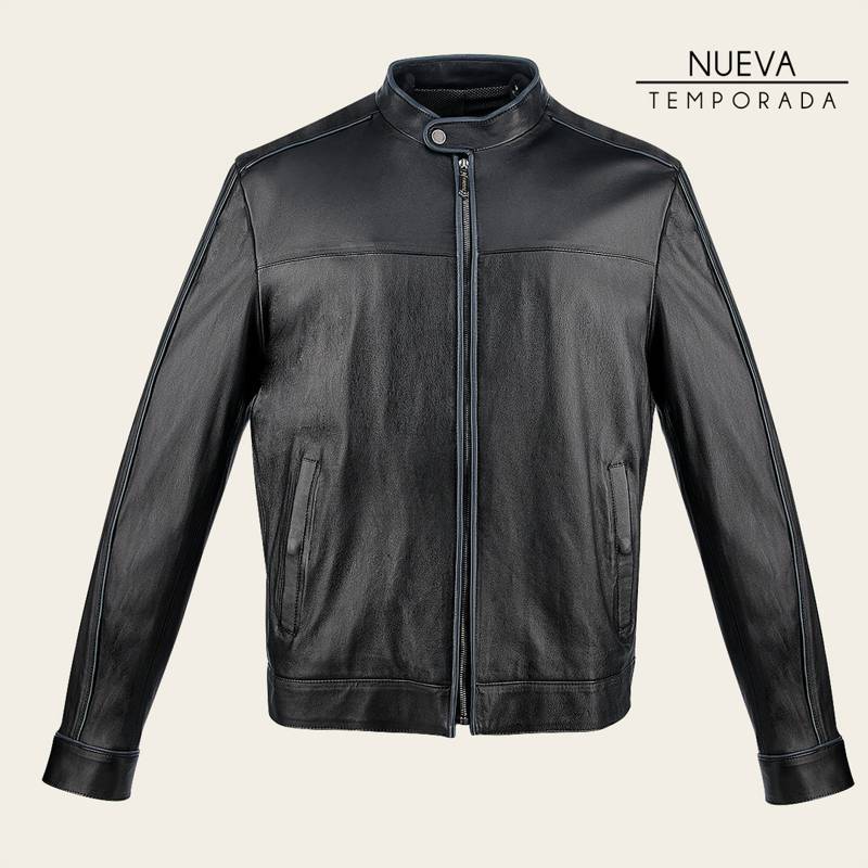 Chamarra de piel genuina para caballero product image