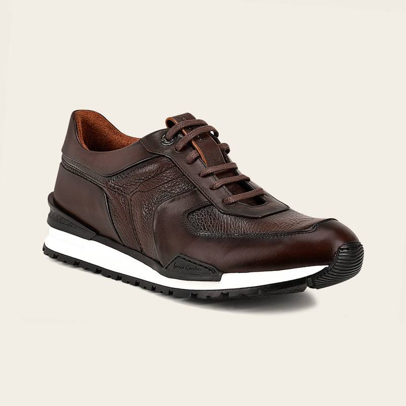 Tenis en piel genuina de venado para caballero product image