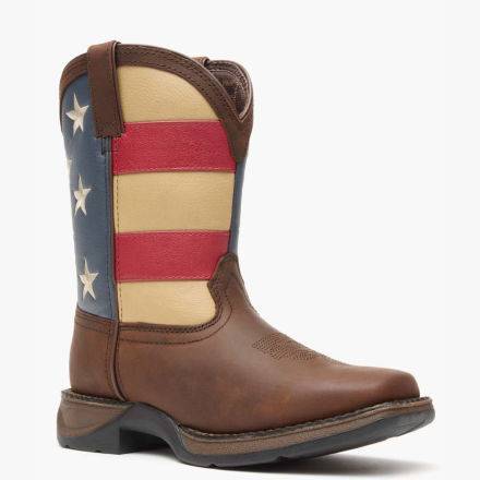 Lil' Rebel™ by Durango® Big Kids' Flag Western Boot product image