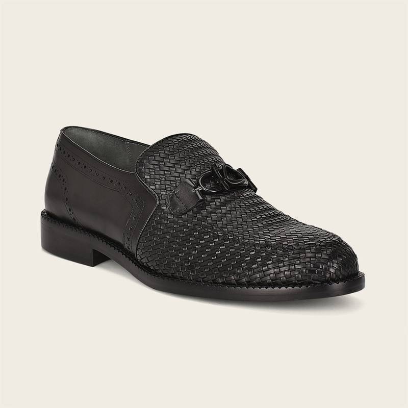 Mocasín tejido en piel genuina product image
